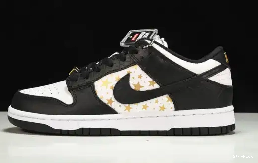 Black Supreme SB  DH3228-102 Low Dunk Stars Nike 0517
